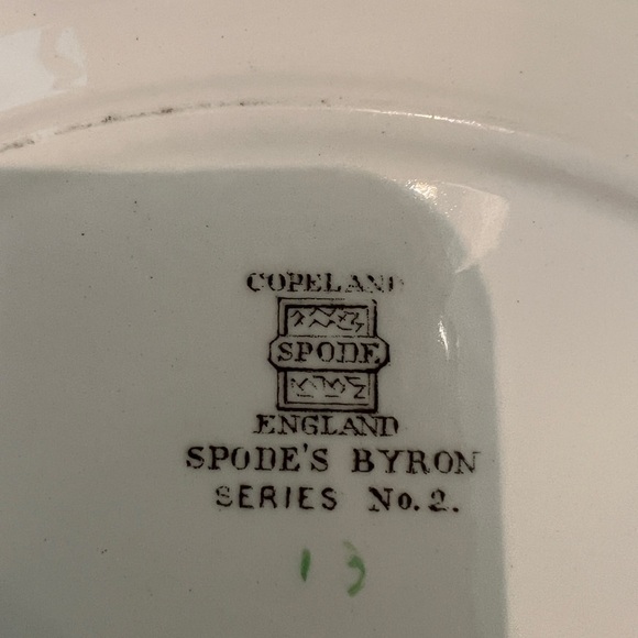 2 Copeland Spode Pattern Byron divided plates - Picture 4 of 9